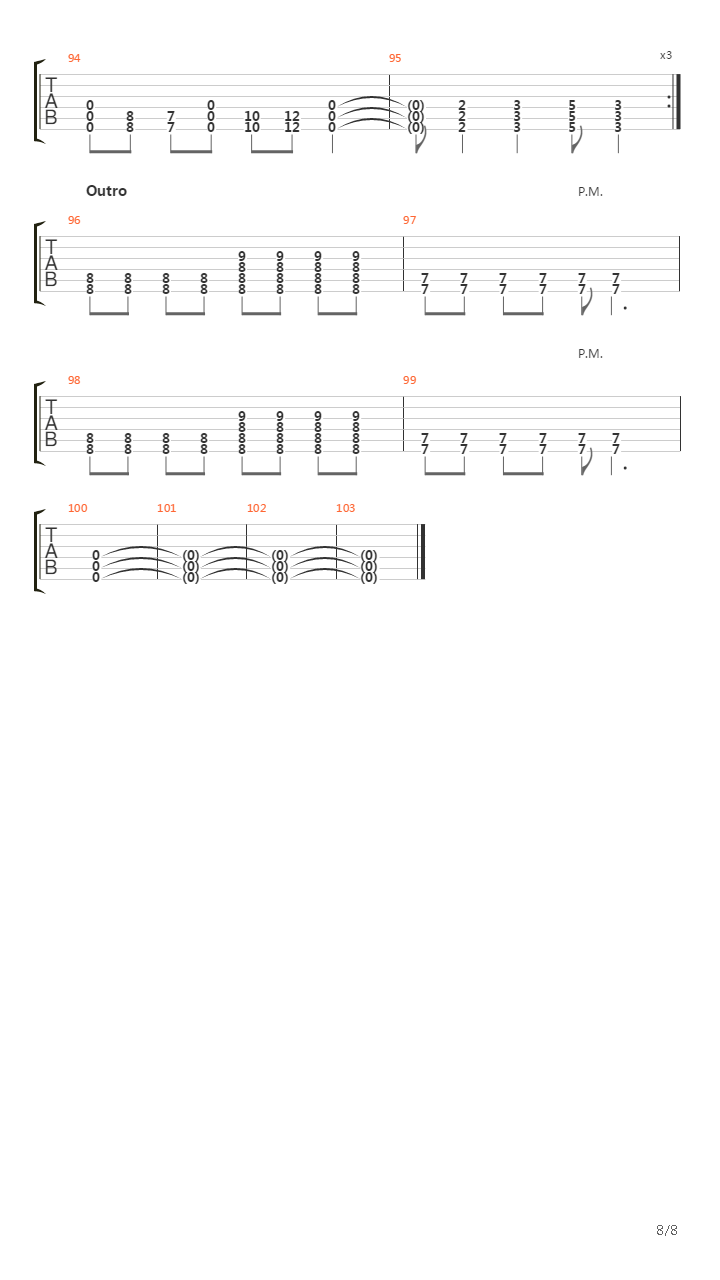Sioux Lane Spirits吉他谱