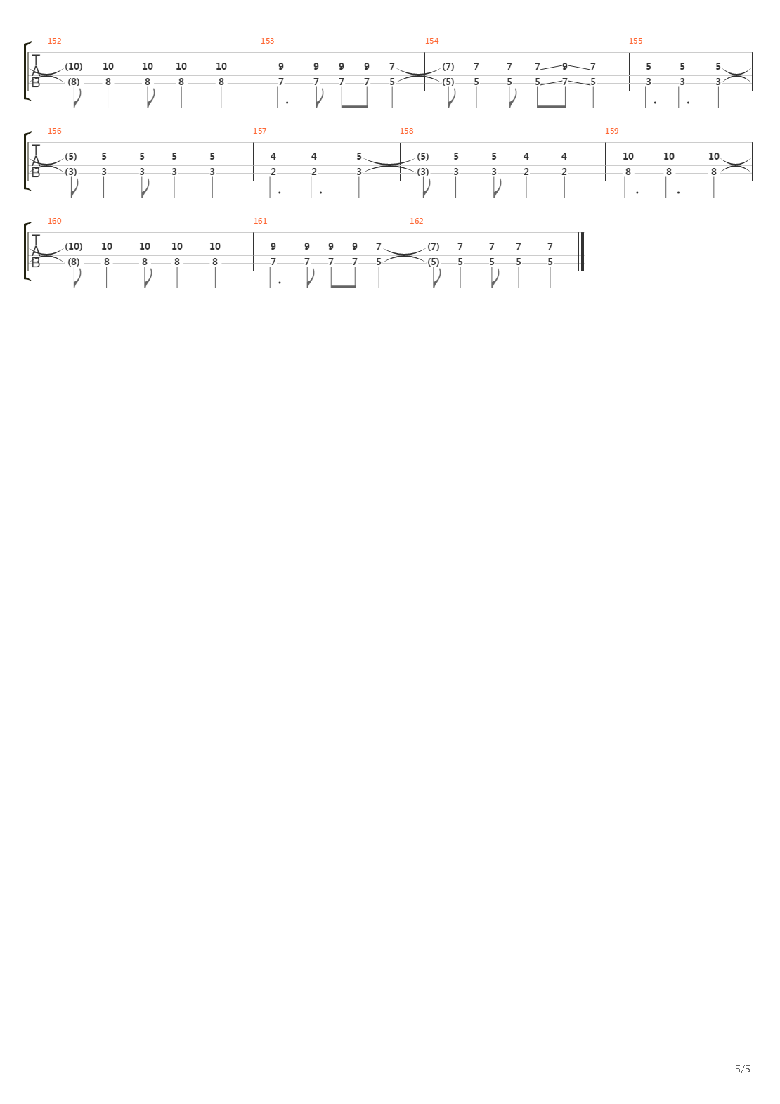 1 Radio Single吉他谱