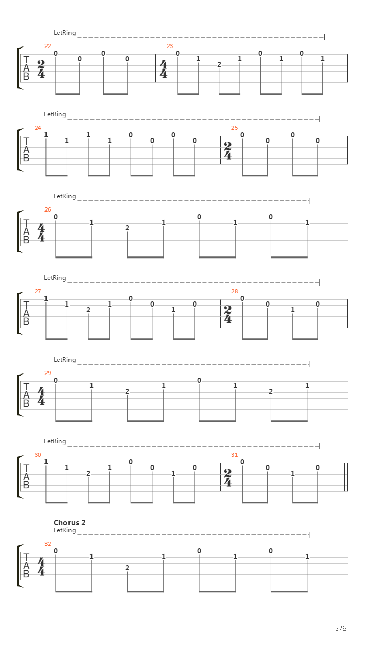 Hanging On A String吉他谱