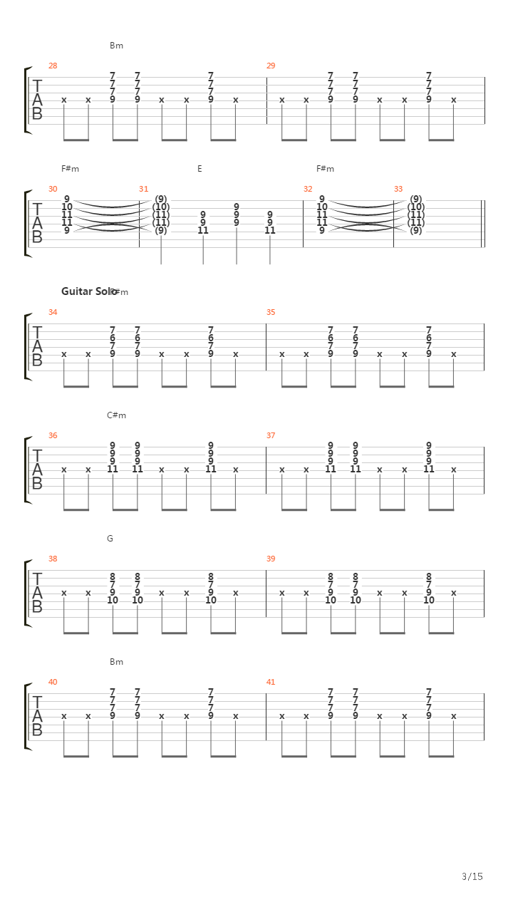 Mindsong吉他谱