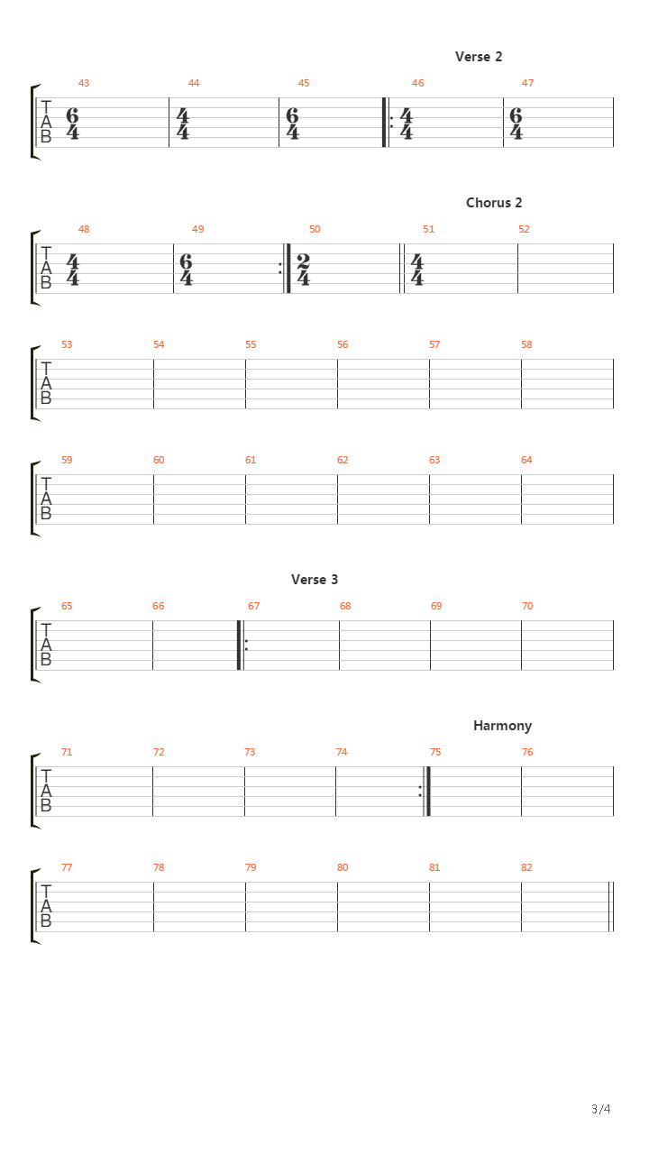 Mosquito吉他谱