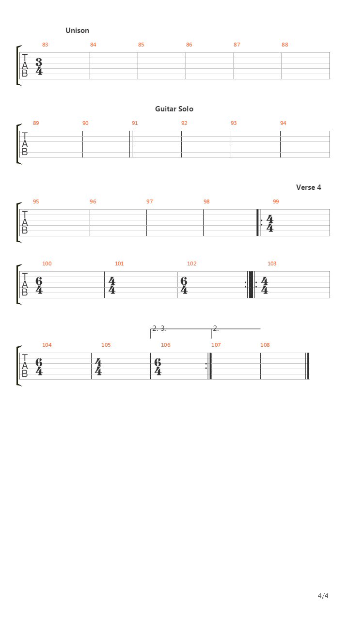 Mosquito吉他谱