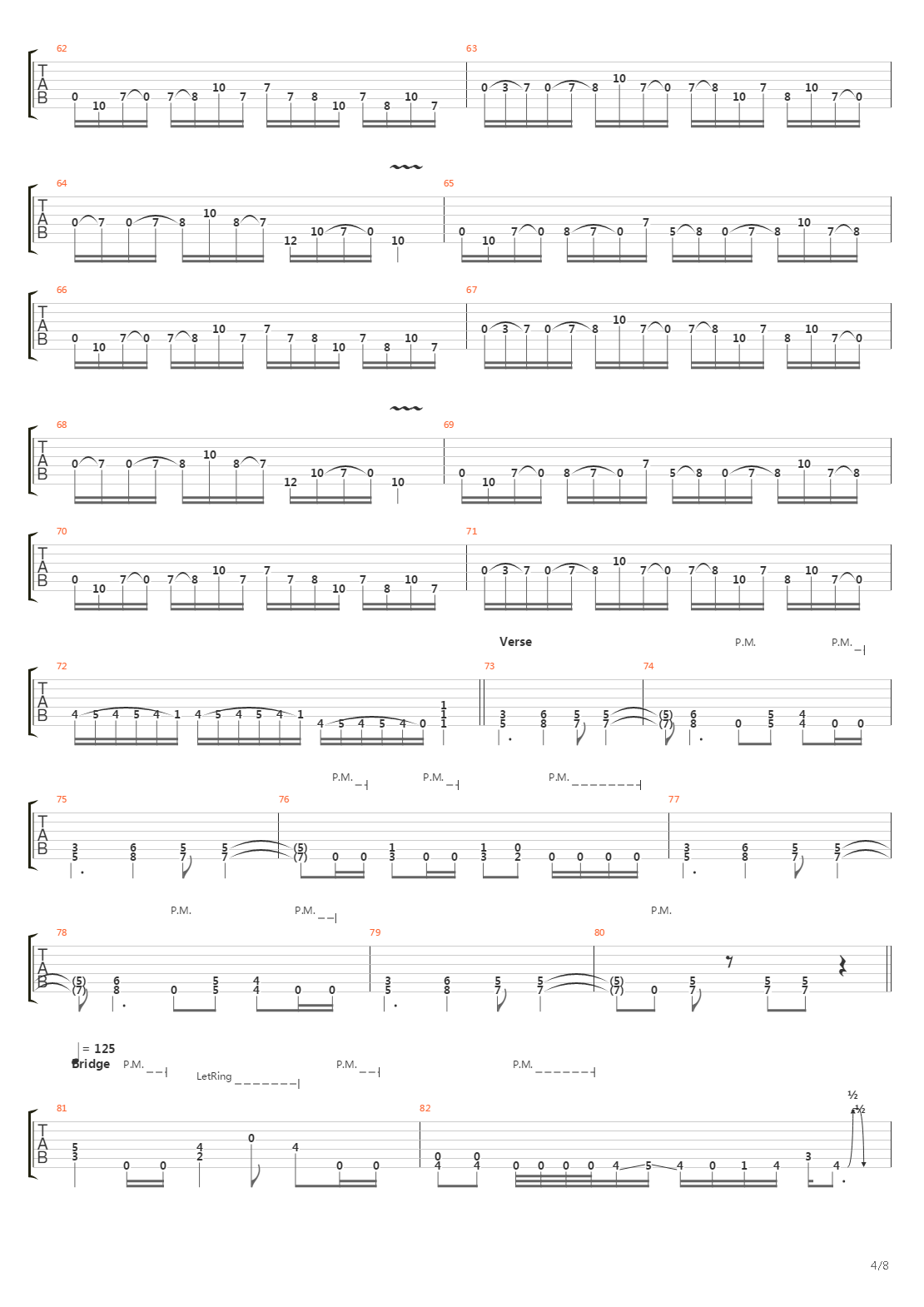 A Calculated Effort吉他谱