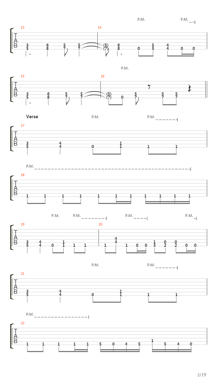 A Calculated Effort吉他谱