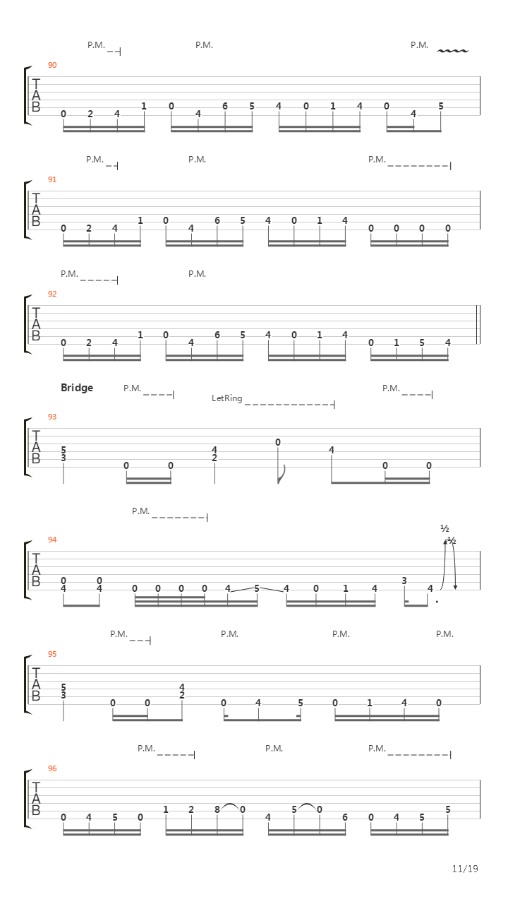 A Calculated Effort吉他谱