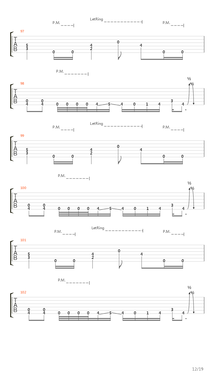 A Calculated Effort吉他谱