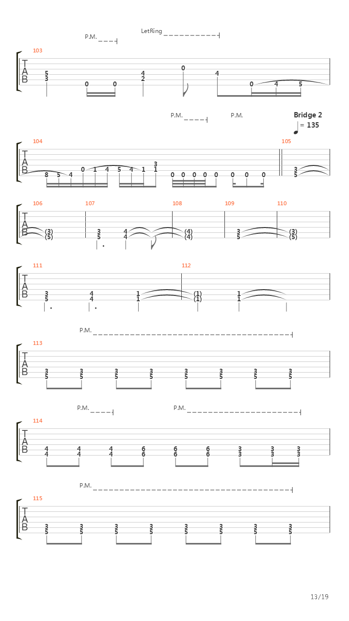 A Calculated Effort吉他谱