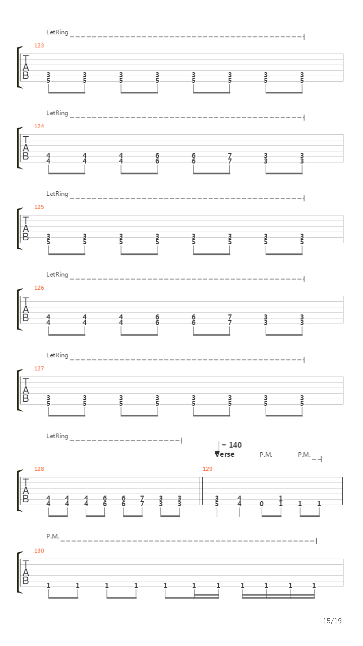 A Calculated Effort吉他谱