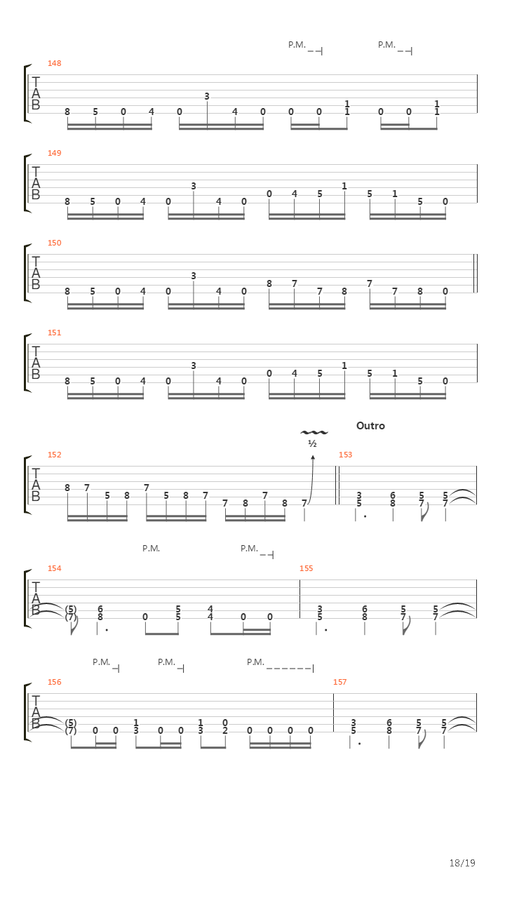 A Calculated Effort吉他谱