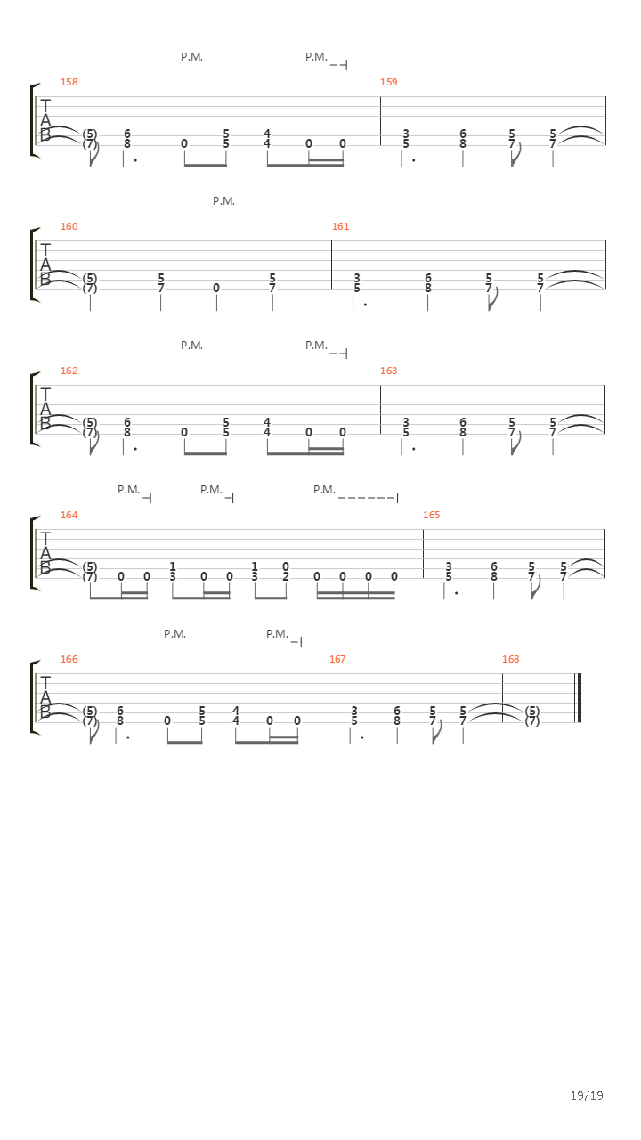 A Calculated Effort吉他谱