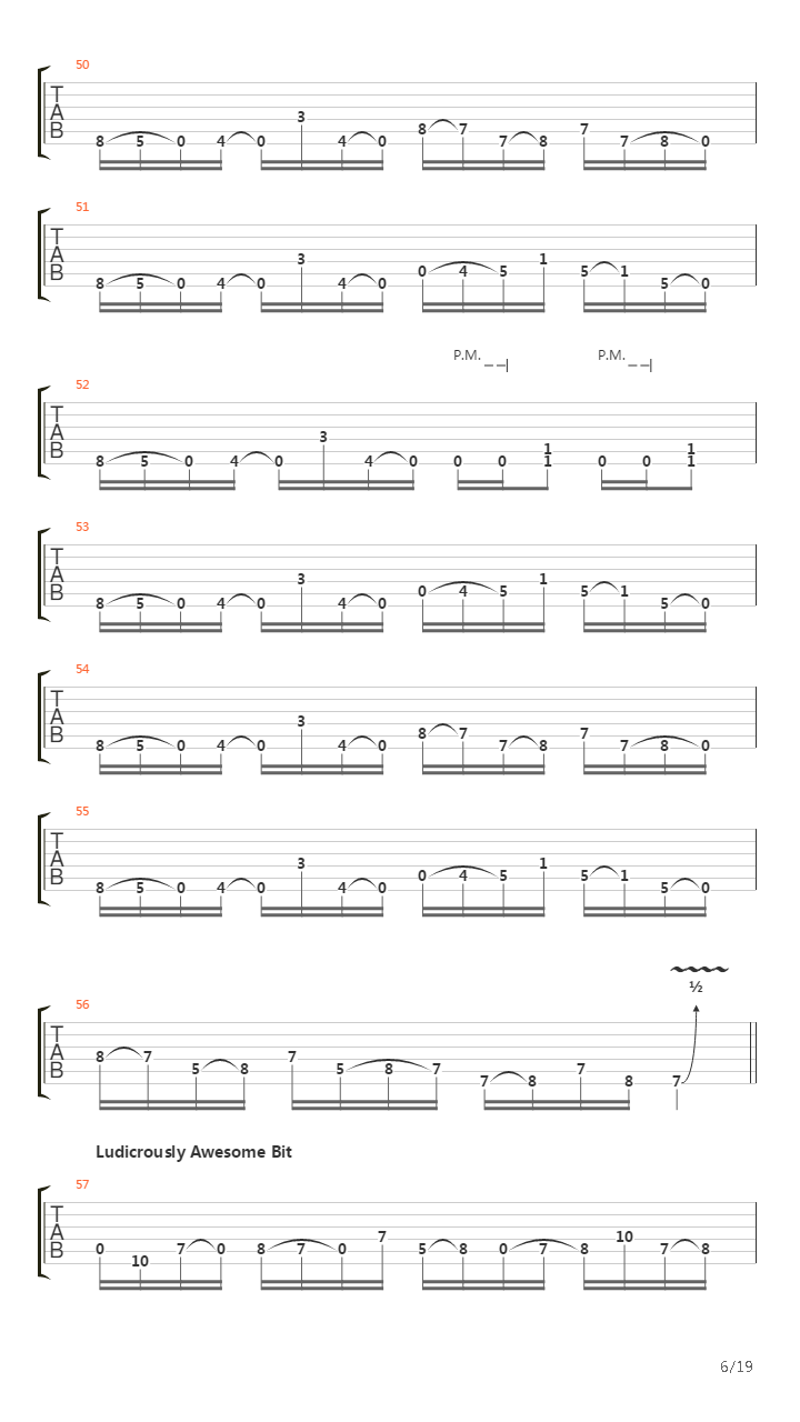 A Calculated Effort吉他谱