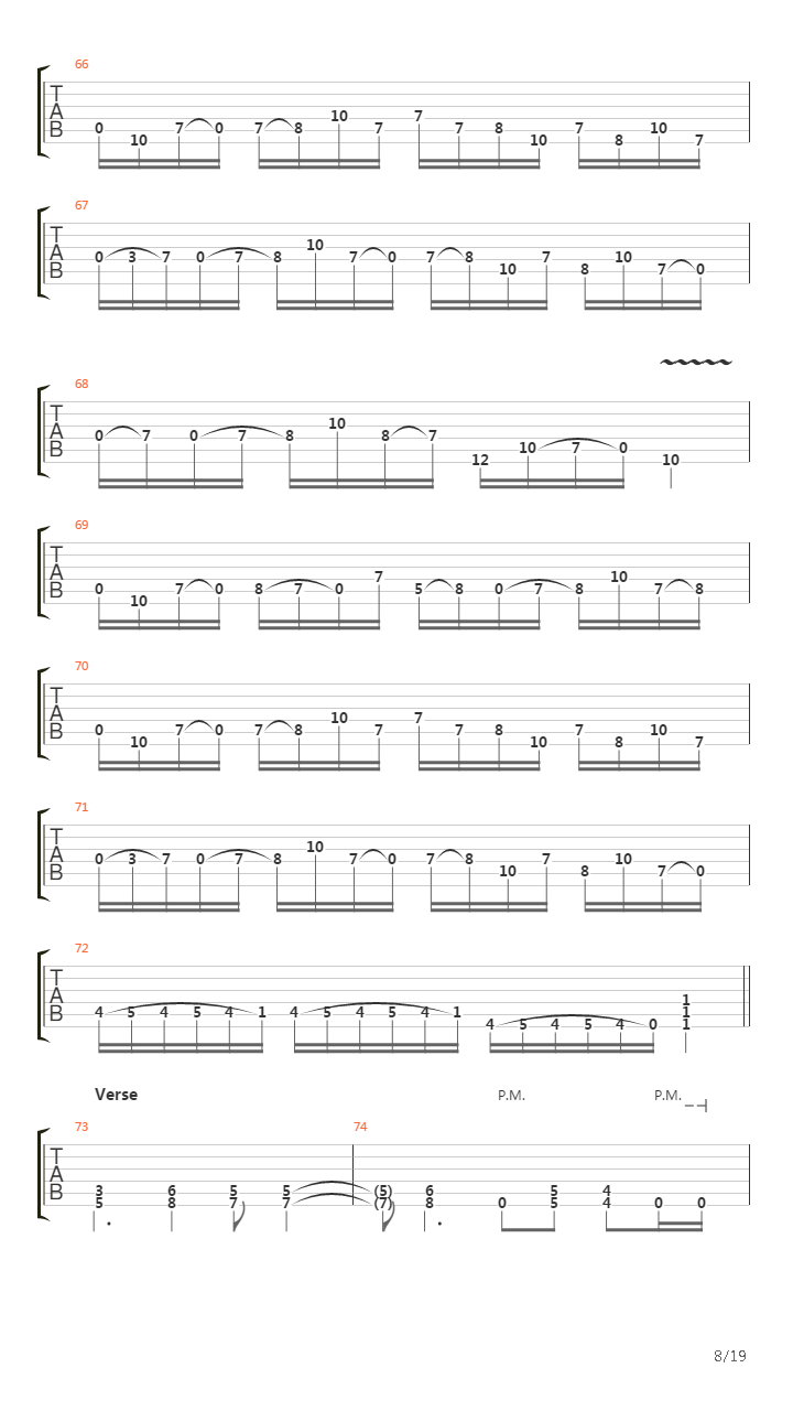 A Calculated Effort吉他谱