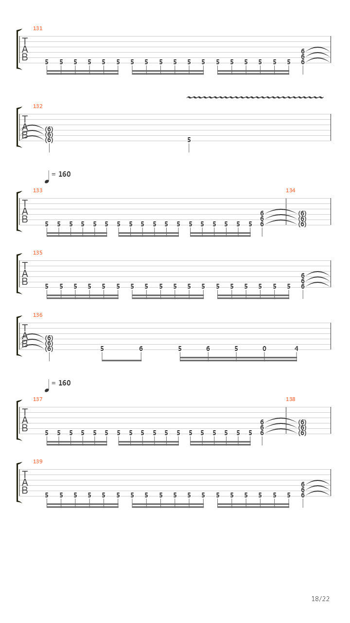 Carriers Of The Plague吉他谱