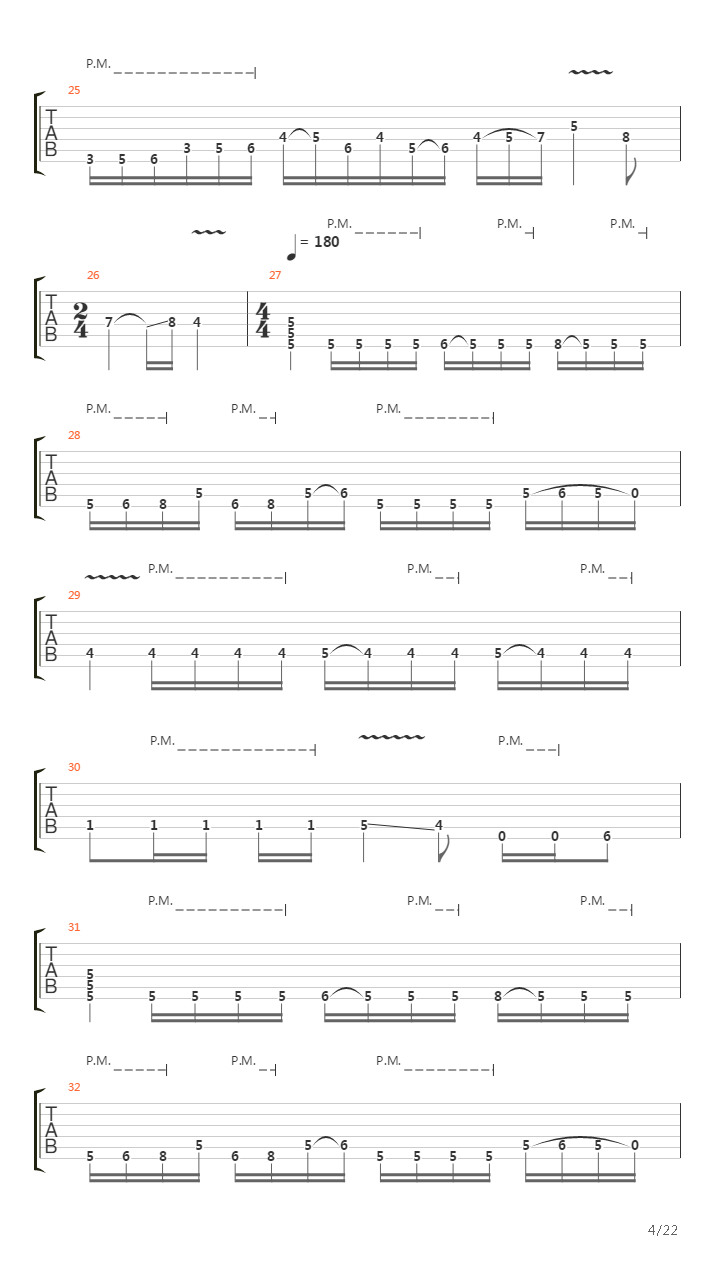Carriers Of The Plague吉他谱