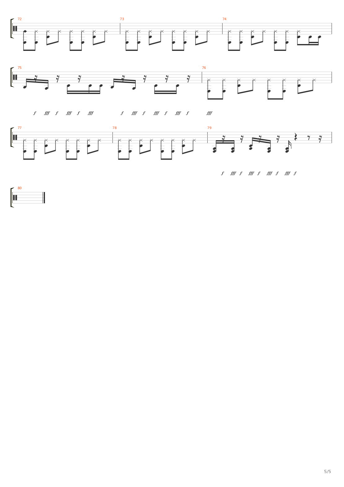 Second吉他谱