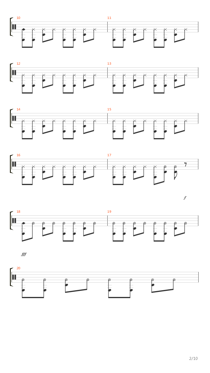 Second吉他谱