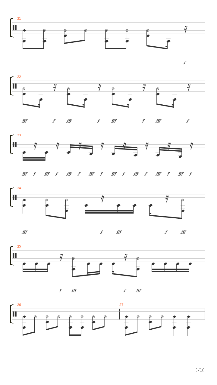 Second吉他谱