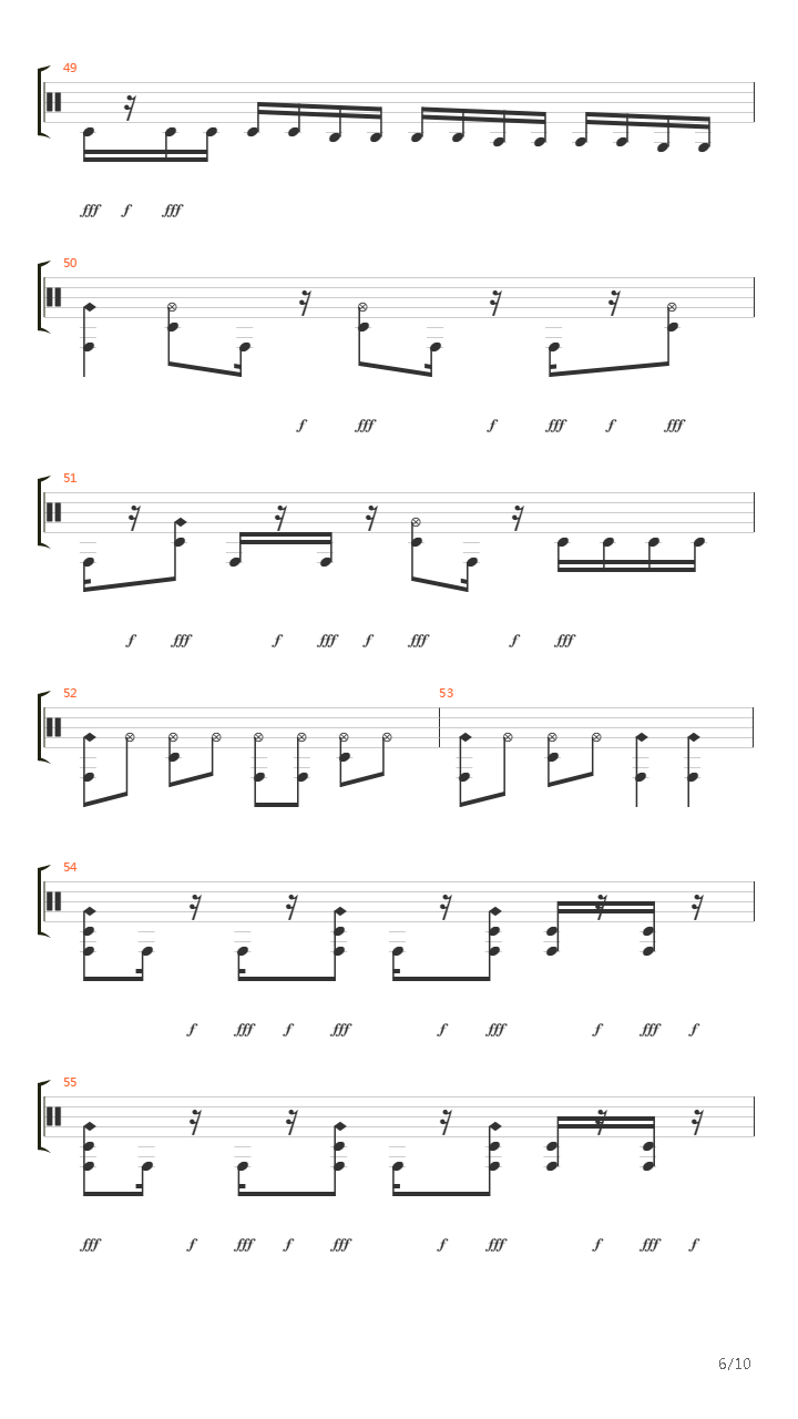 Second吉他谱