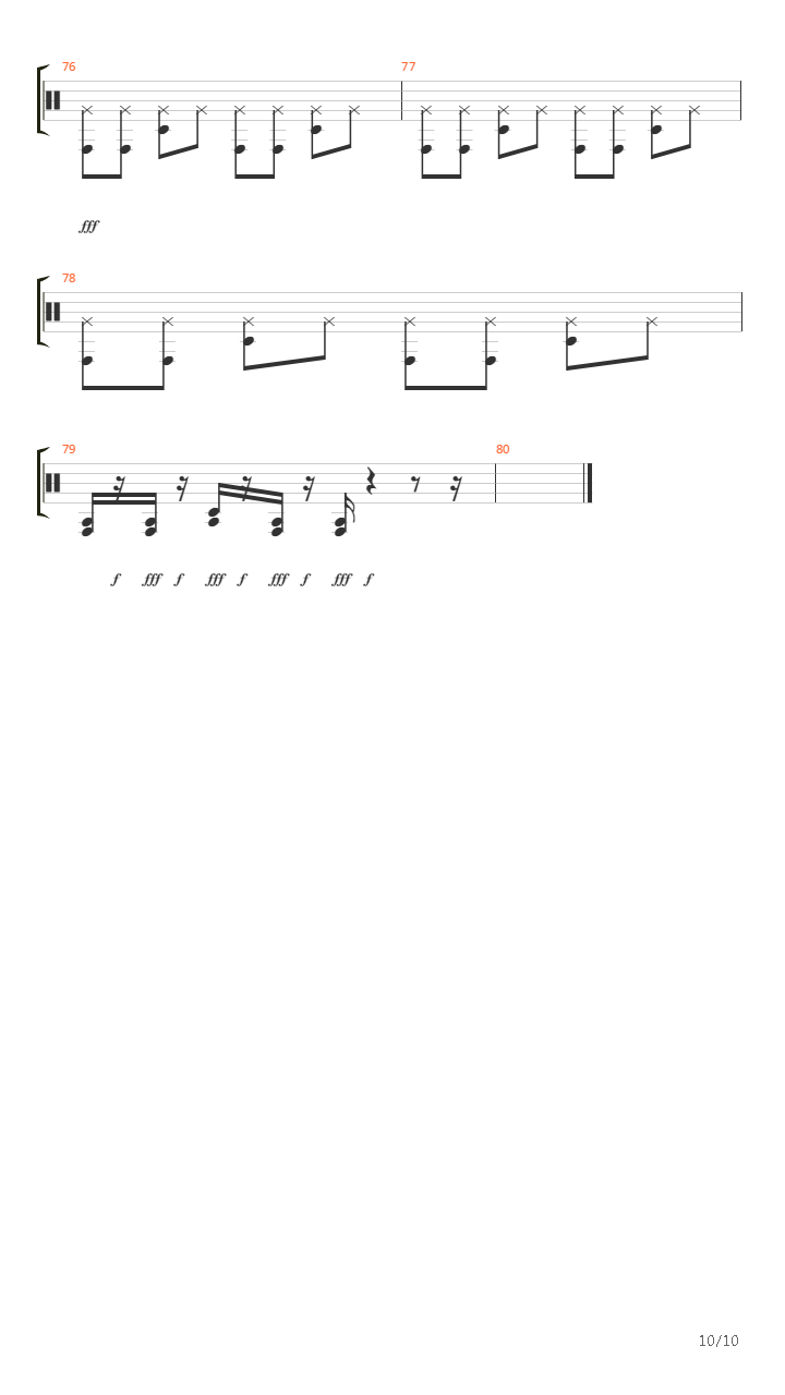 Second吉他谱