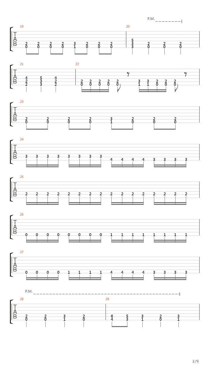 Rush-hour Killing Spree吉他谱