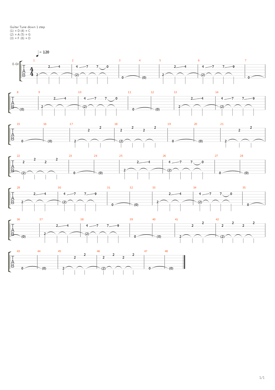 359 Pine吉他谱