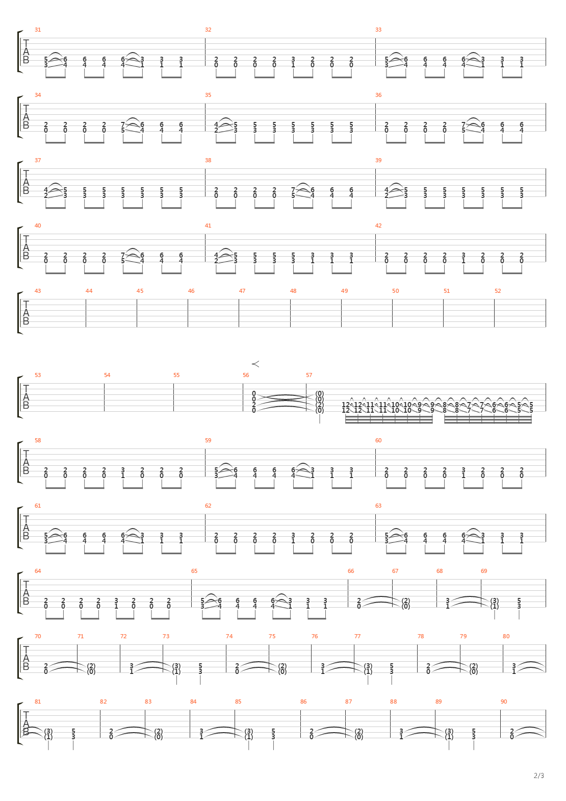 The Splendour Of The Trident Tyger吉他谱
