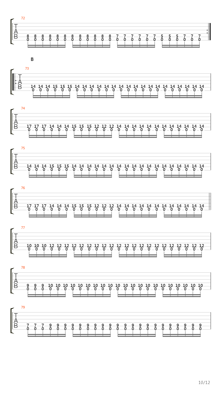 Seven Echoes吉他谱