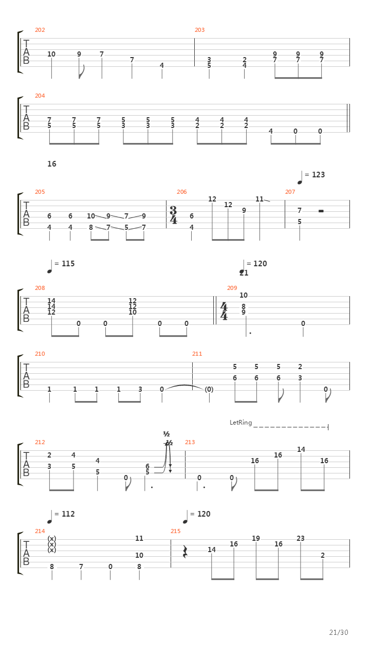 The Joyless Parson吉他谱
