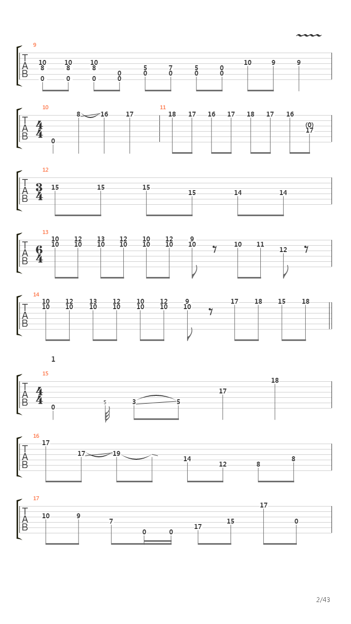 Void Of Course吉他谱