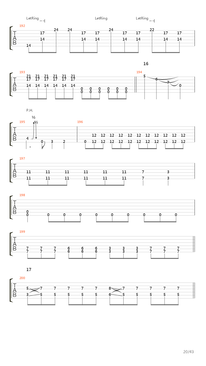 Void Of Course吉他谱
