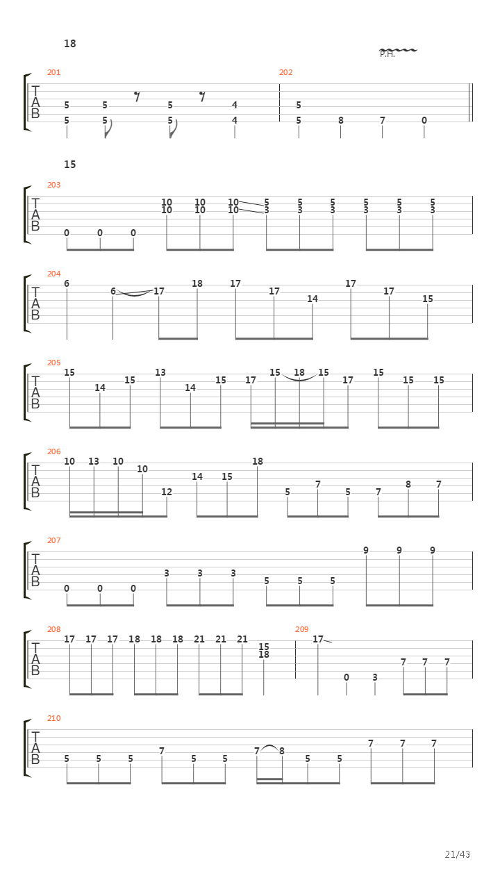 Void Of Course吉他谱