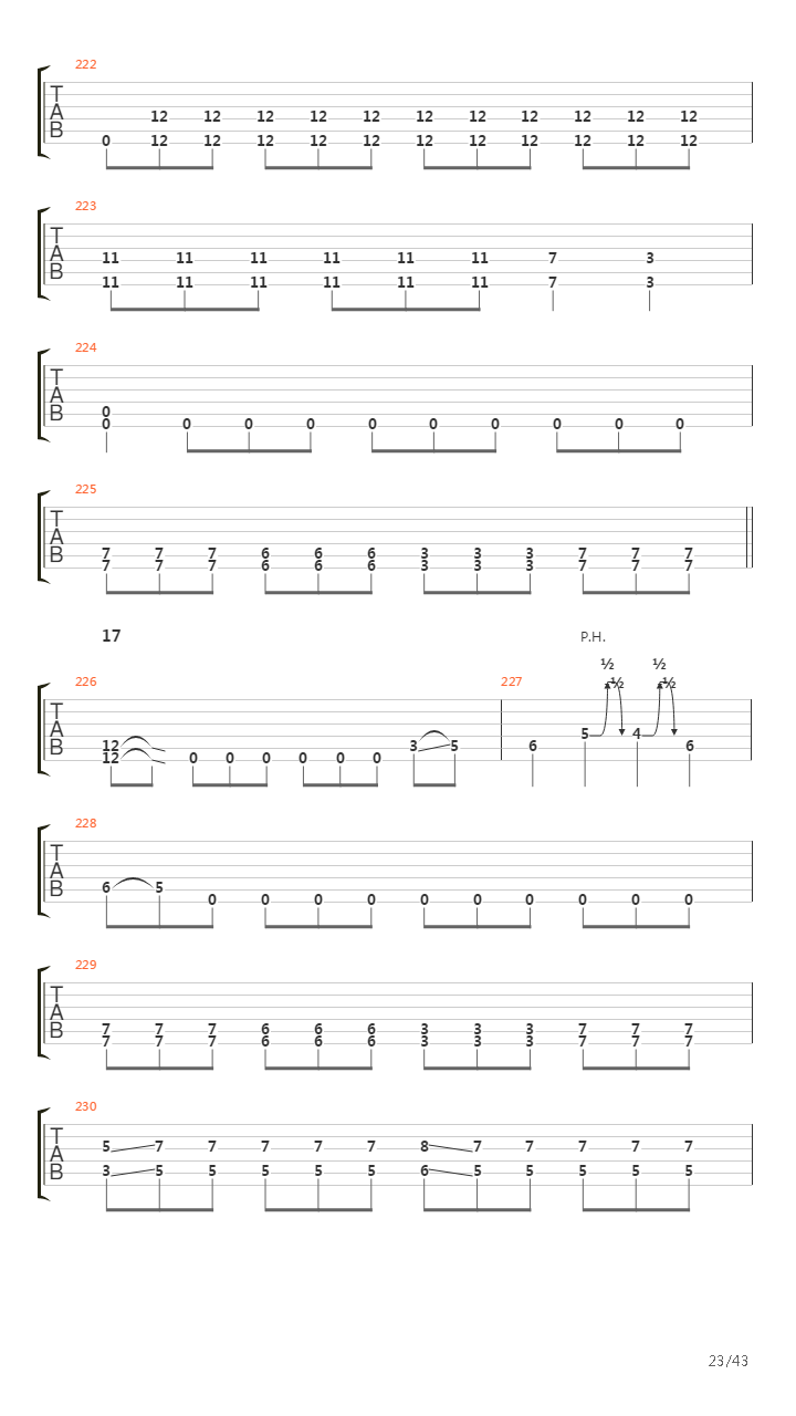 Void Of Course吉他谱