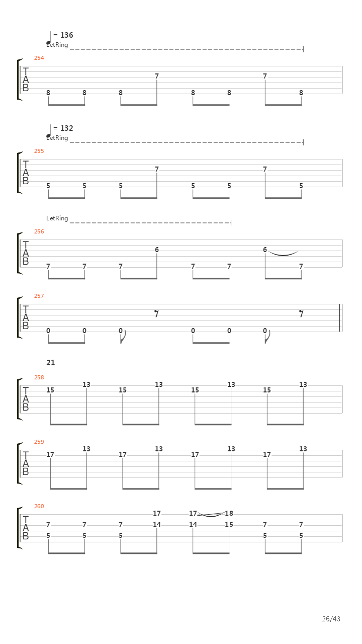 Void Of Course吉他谱