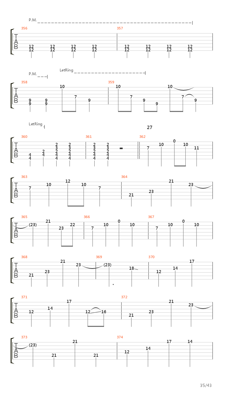 Void Of Course吉他谱