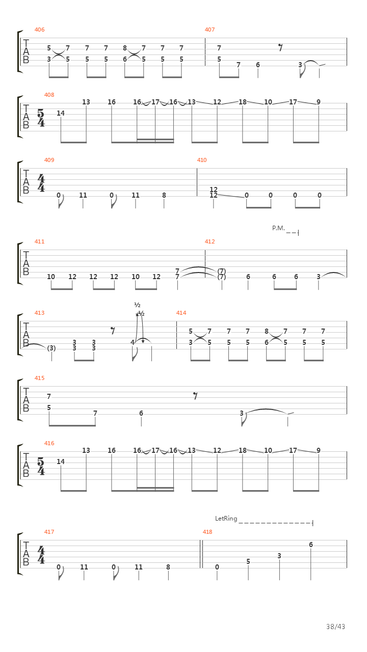 Void Of Course吉他谱