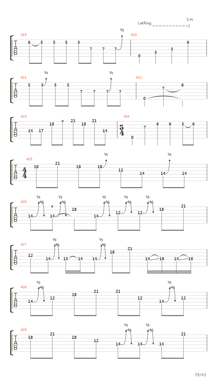 Void Of Course吉他谱