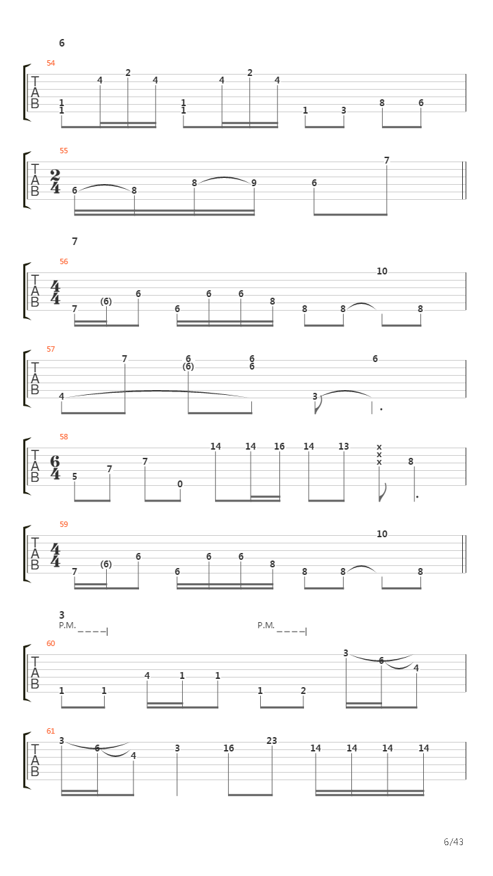 Void Of Course吉他谱