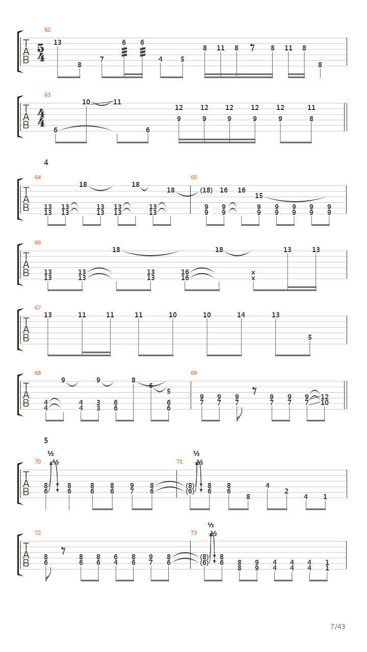 Void Of Course吉他谱