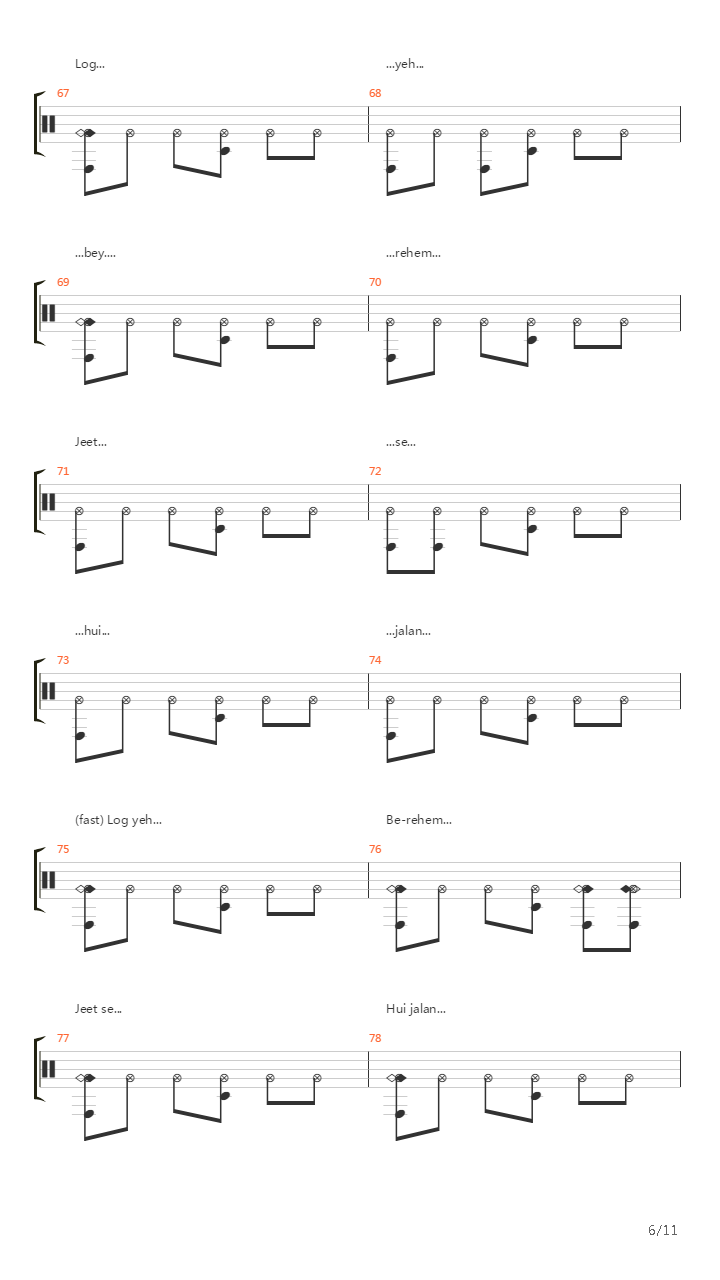 Zindagi吉他谱
