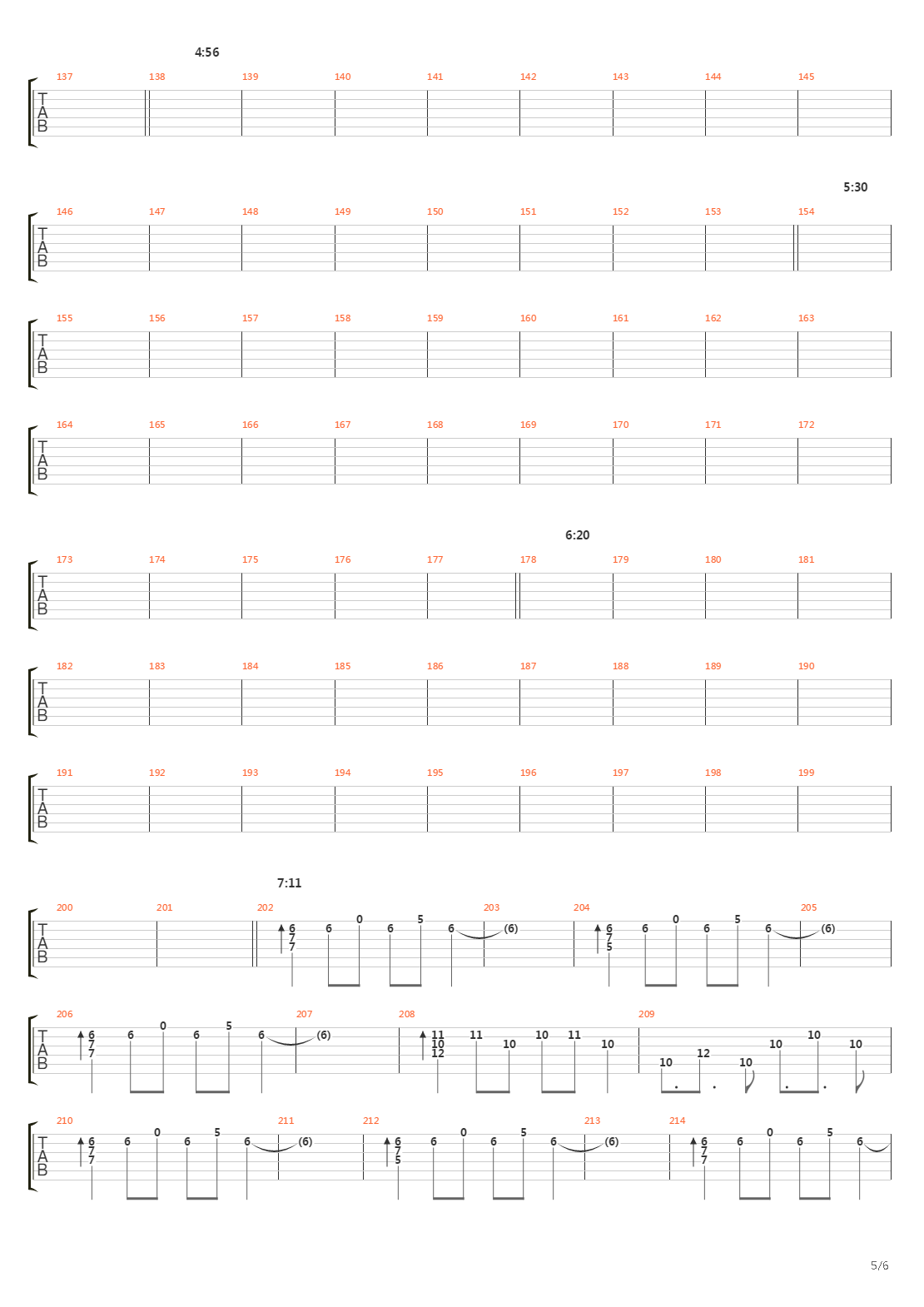 Pacific吉他谱