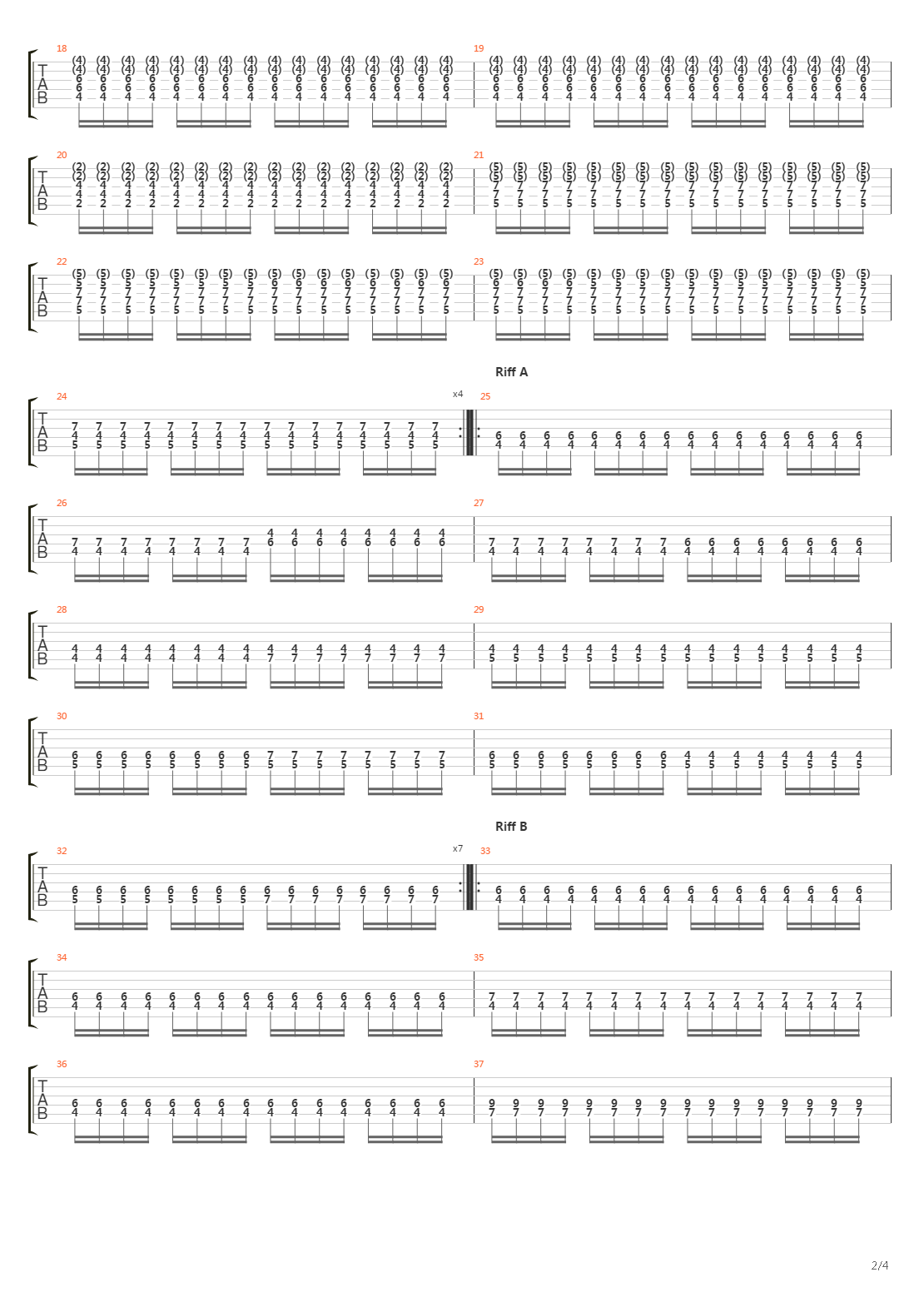 Eintritt In Die Spharen吉他谱