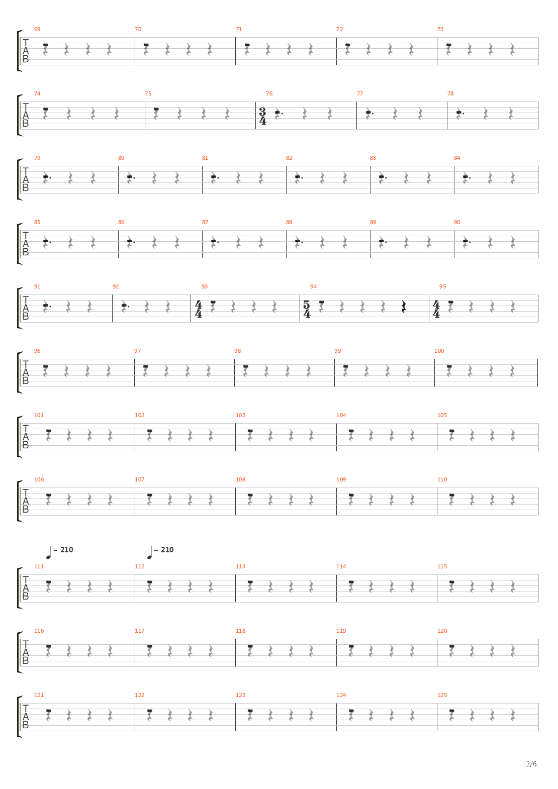 Middle Of The Railroad吉他谱