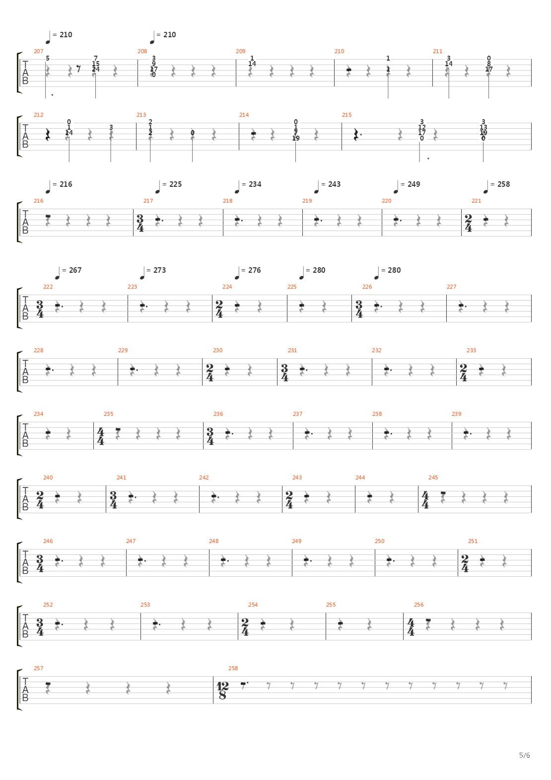 Middle Of The Railroad吉他谱