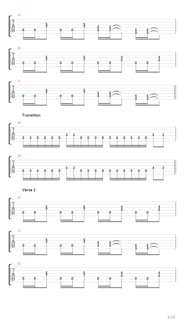 Echoes From The Past吉他谱