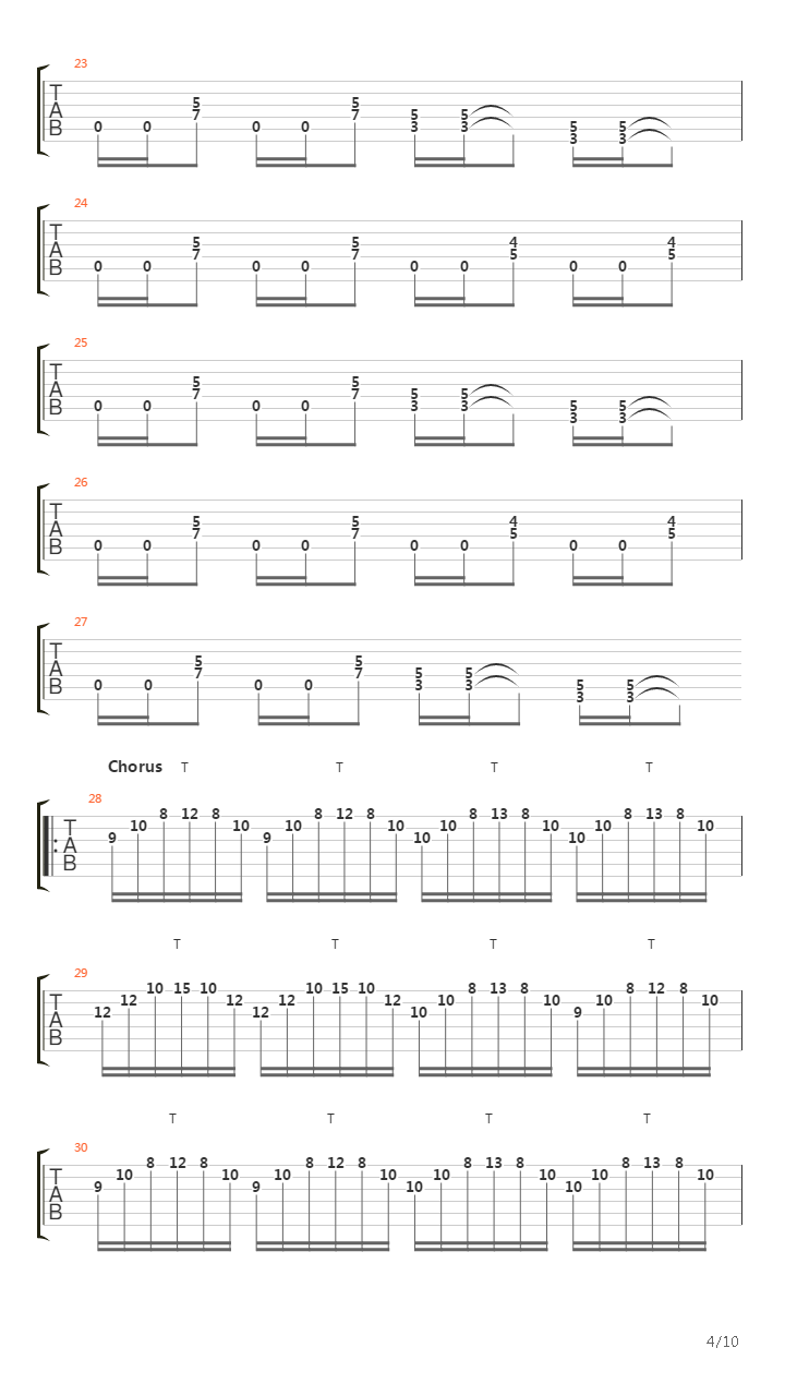 Echoes From The Past吉他谱