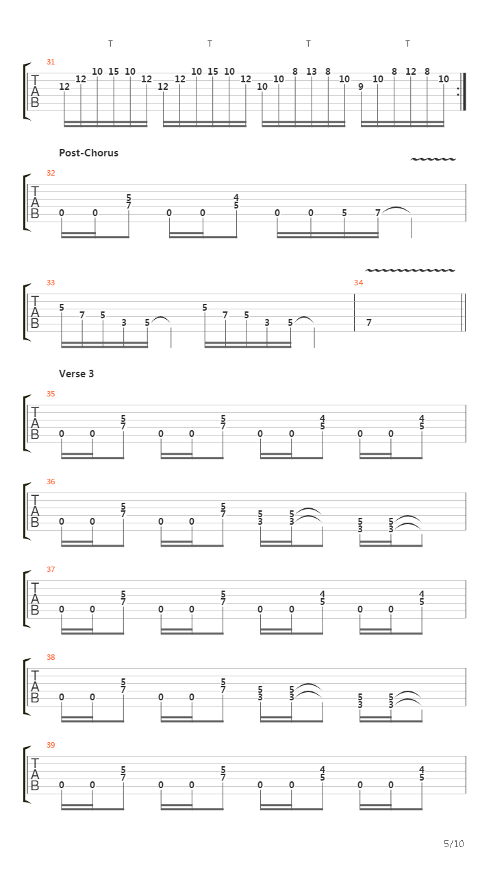 Echoes From The Past吉他谱