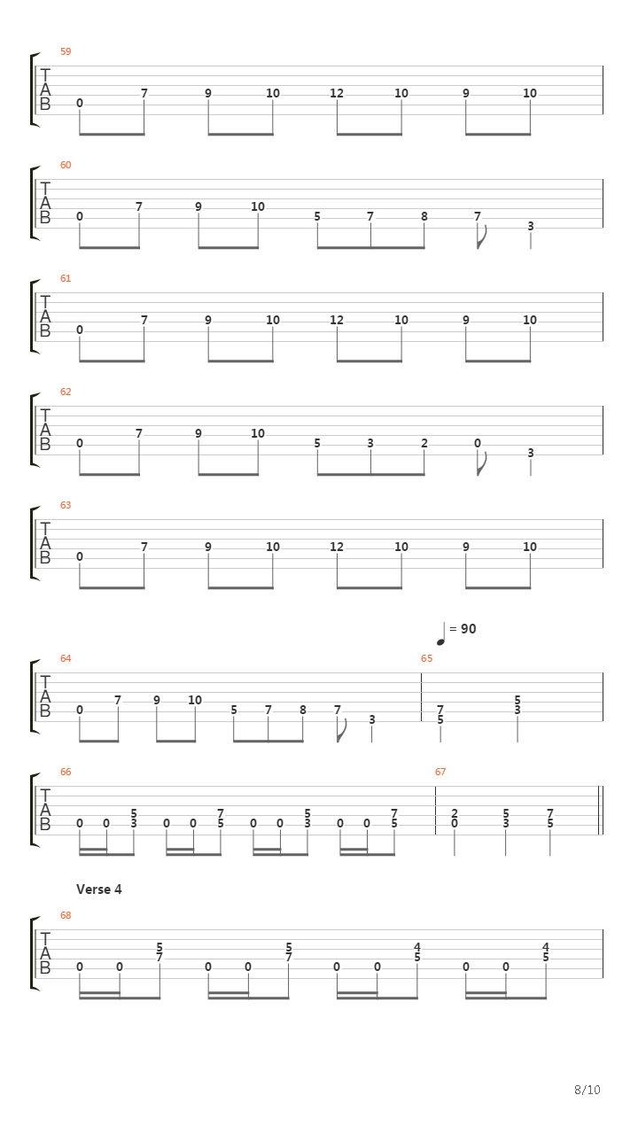 Echoes From The Past吉他谱
