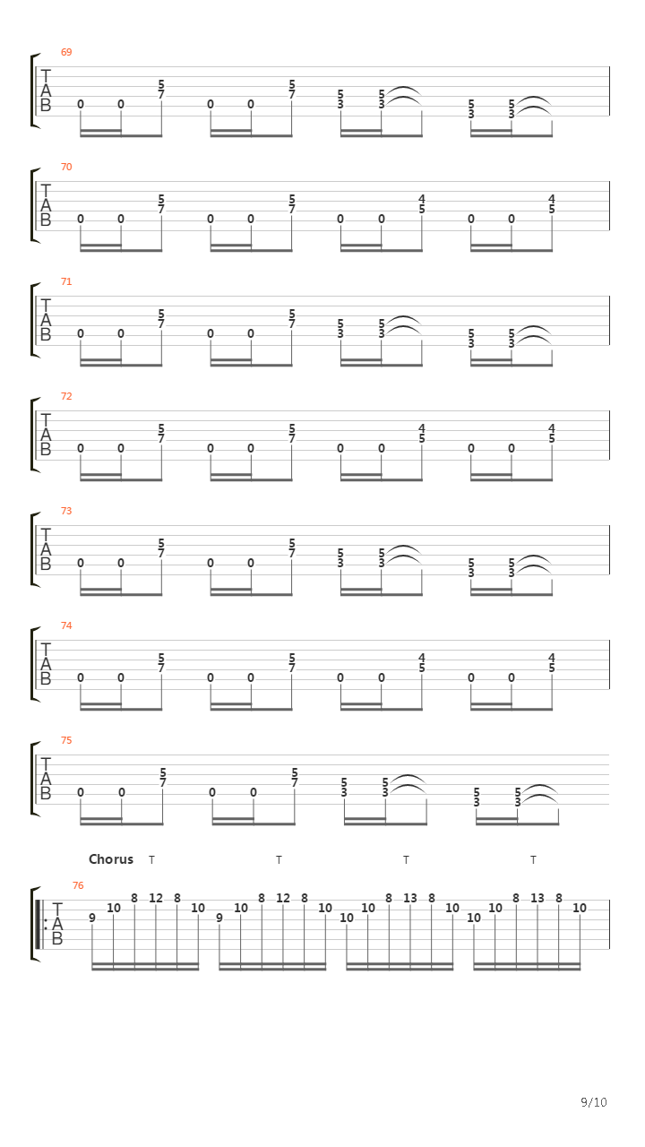 Echoes From The Past吉他谱
