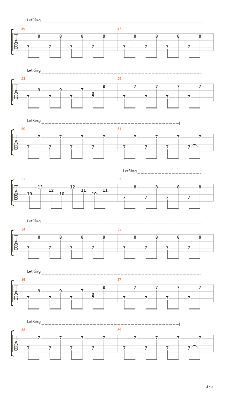 Serial Lier吉他谱