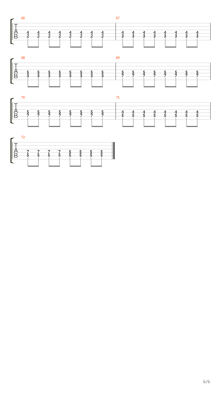 Serial Lier吉他谱